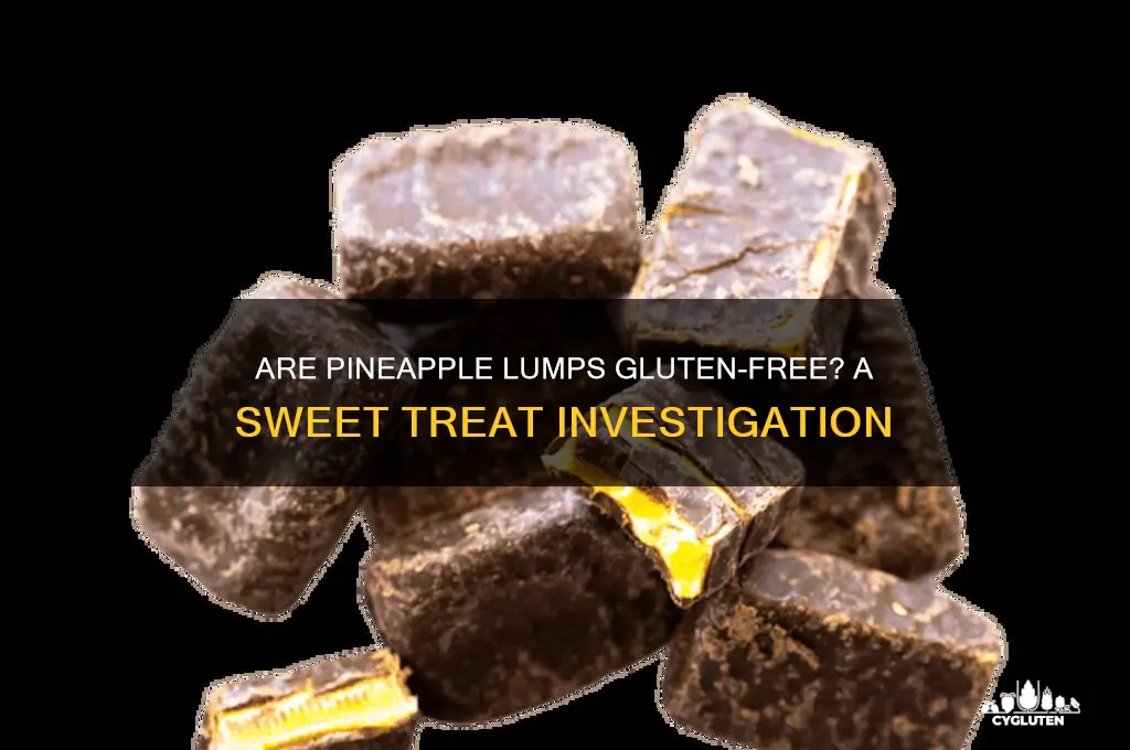 are pineapple lumps gluten free