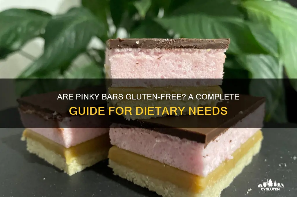 are pinky bars gluten free