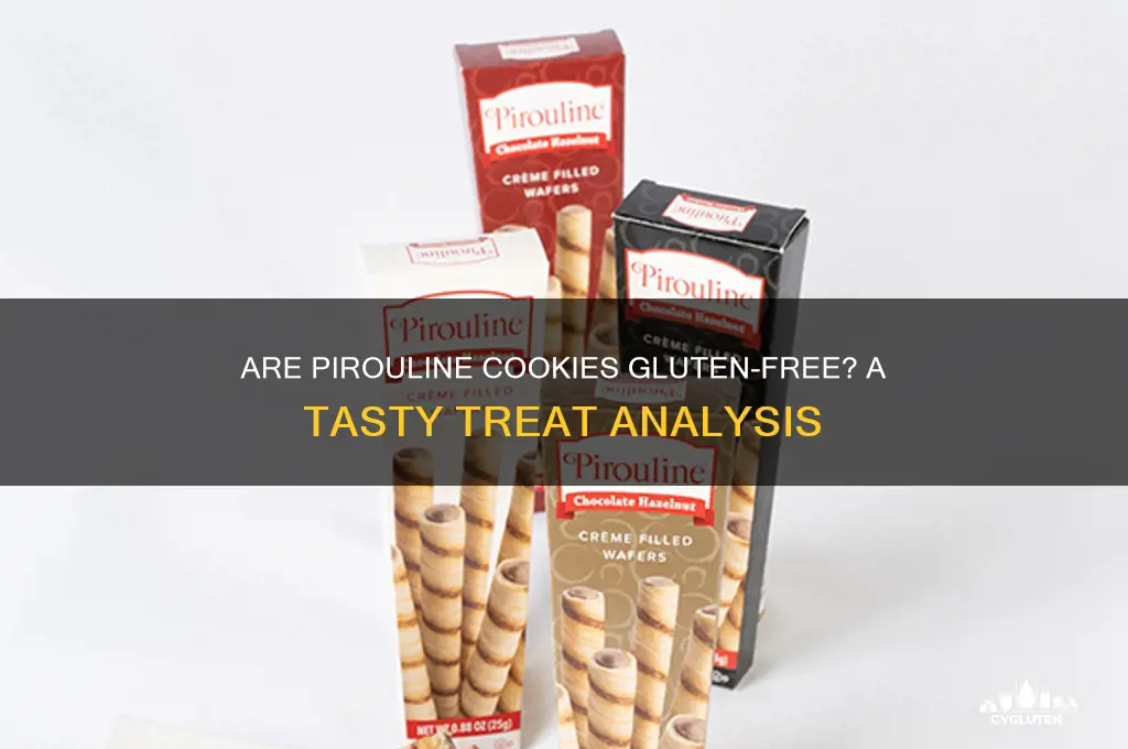 are pirouline cookies gluten free