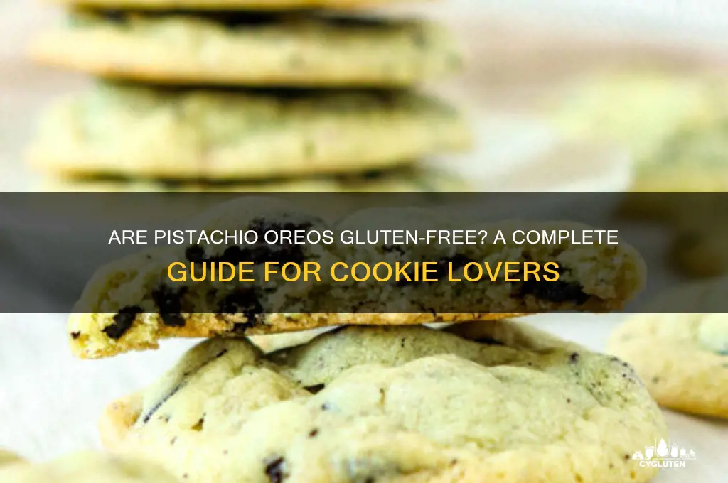 are pistaccio oreos gluten free