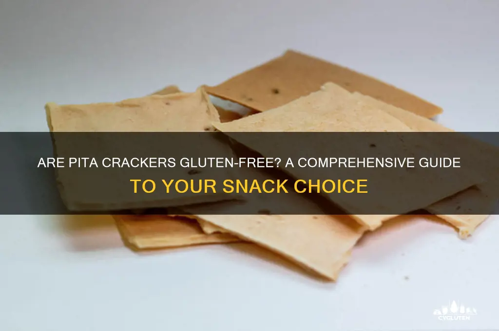 are pita crackers gluten free
