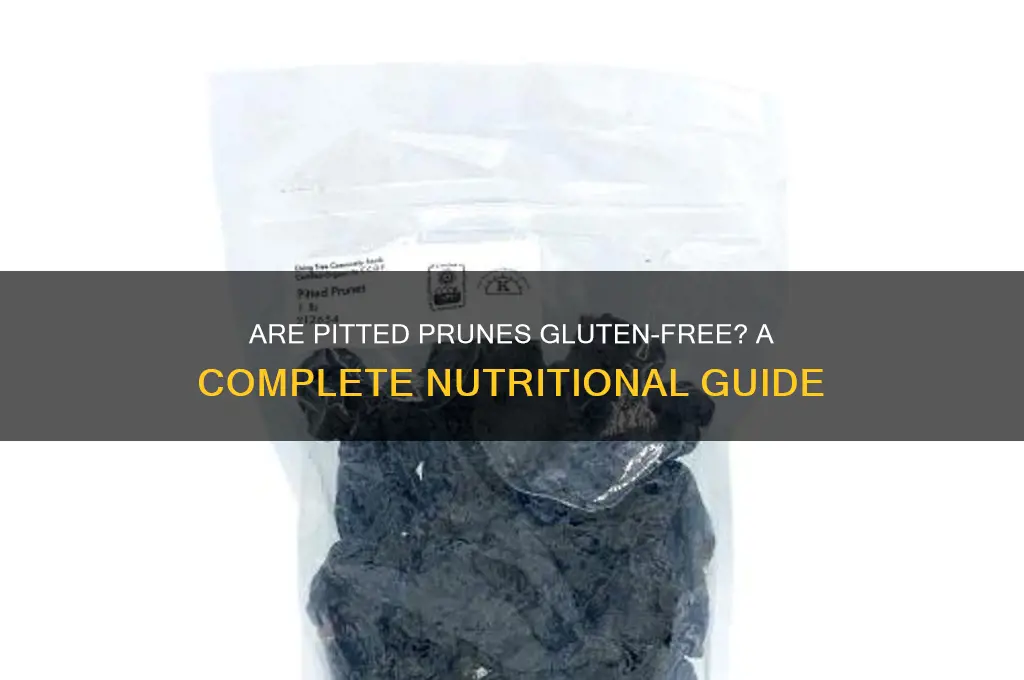 are pitted prunes gluten free