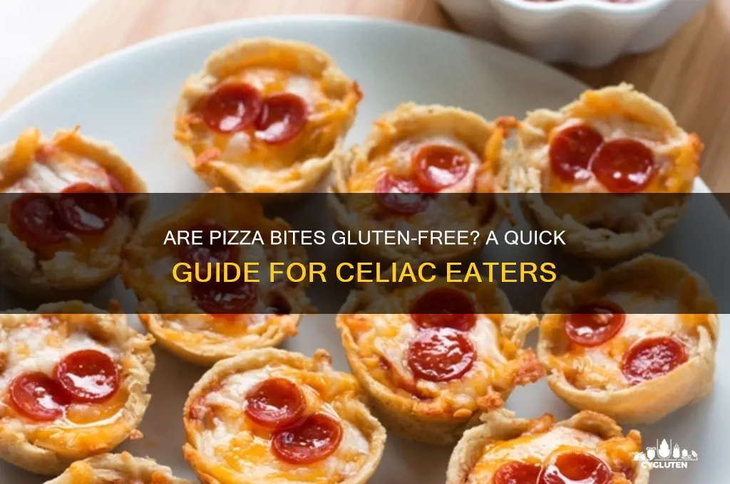are pizza bites gluten free