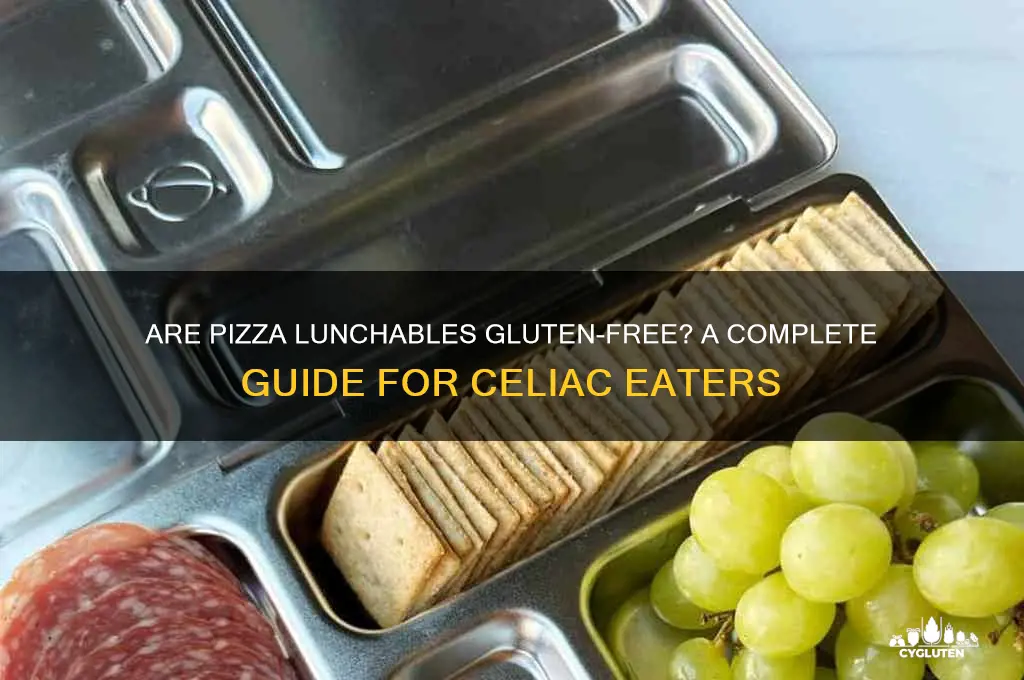 are pizza lunchables gluten free