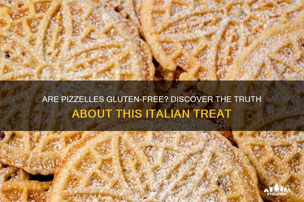 are pizzelles gluten free