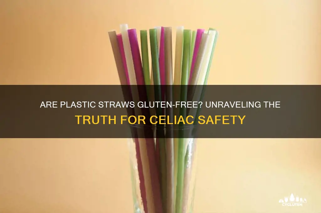 are plastic straws gluten free