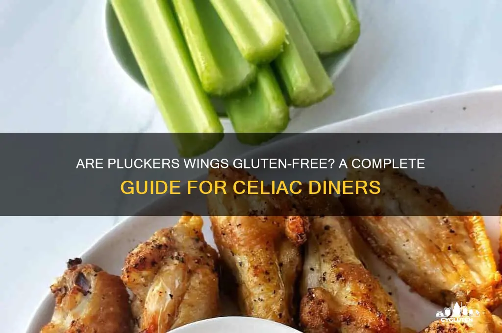 are pluckers wings gluten free