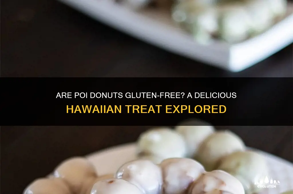 are poi donuts gluten free