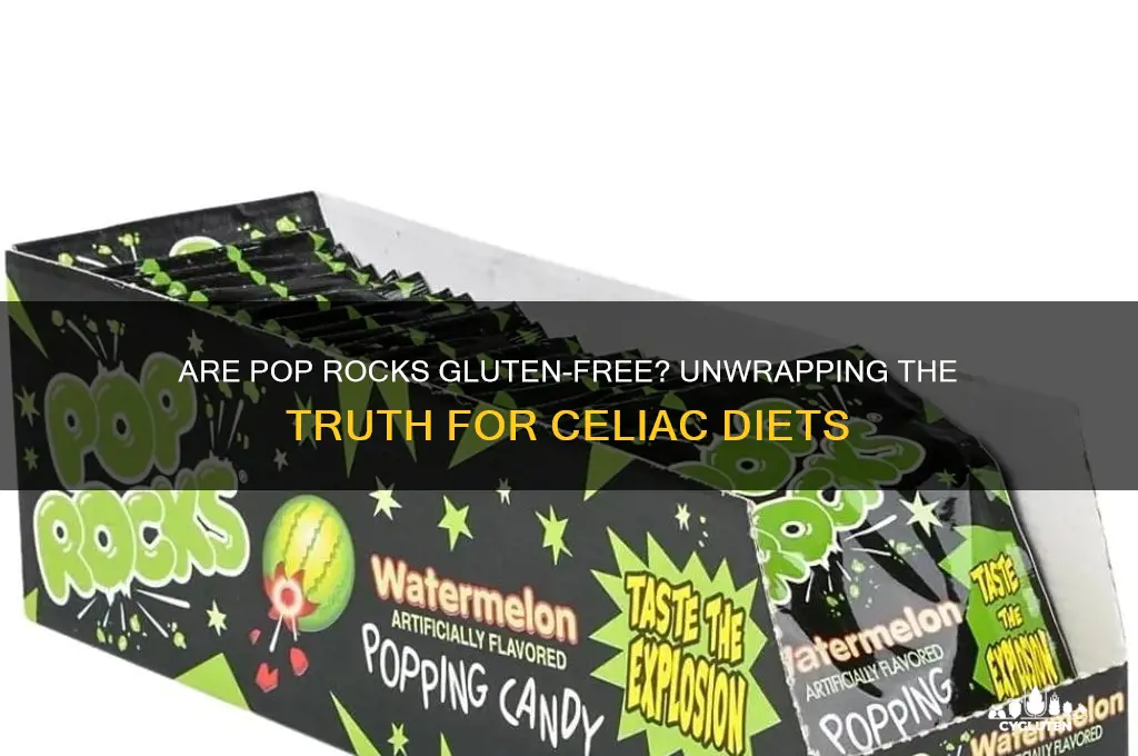 are pop rocks gluten free