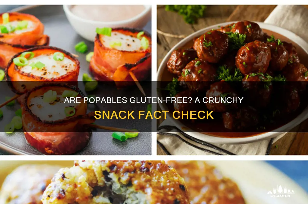 are popables gluten free