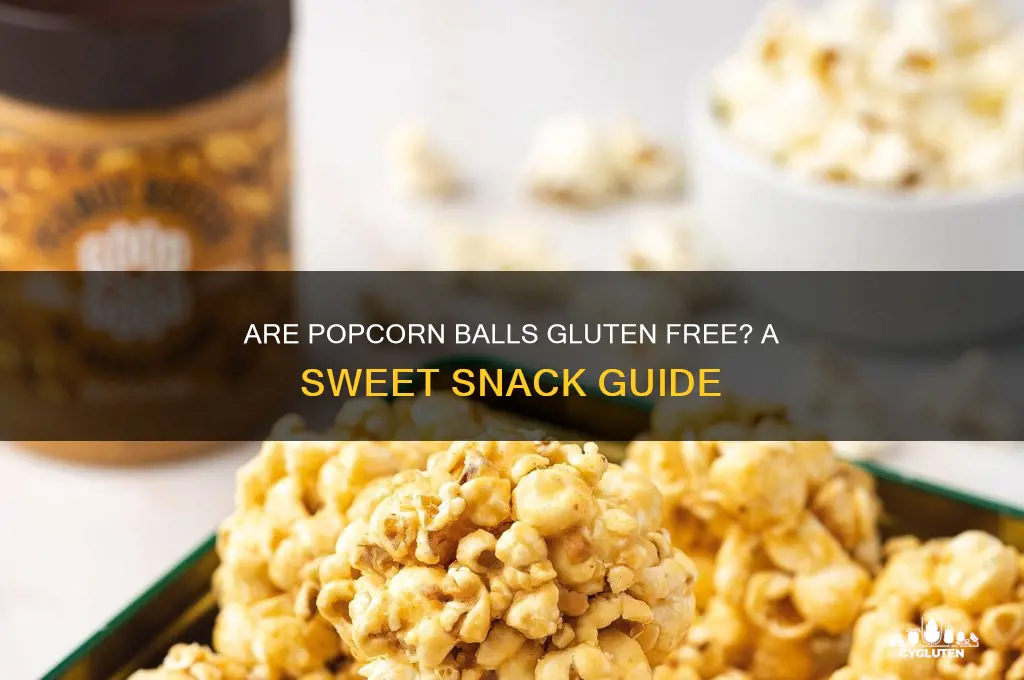 are popcorn balls gluten free