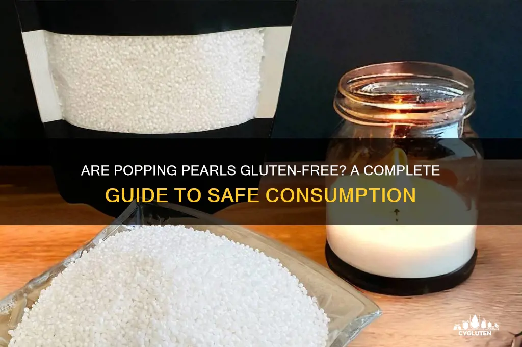 are popping pearls gluten free