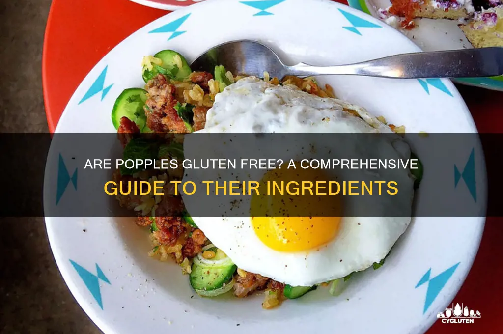 are popples gluten free