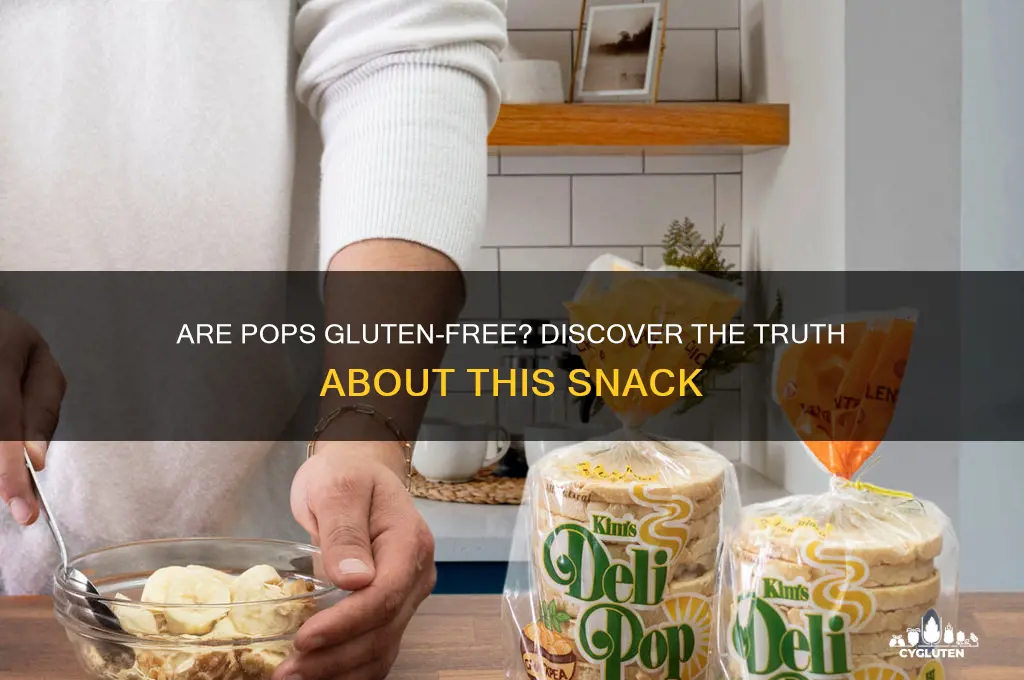 are pops gluten free