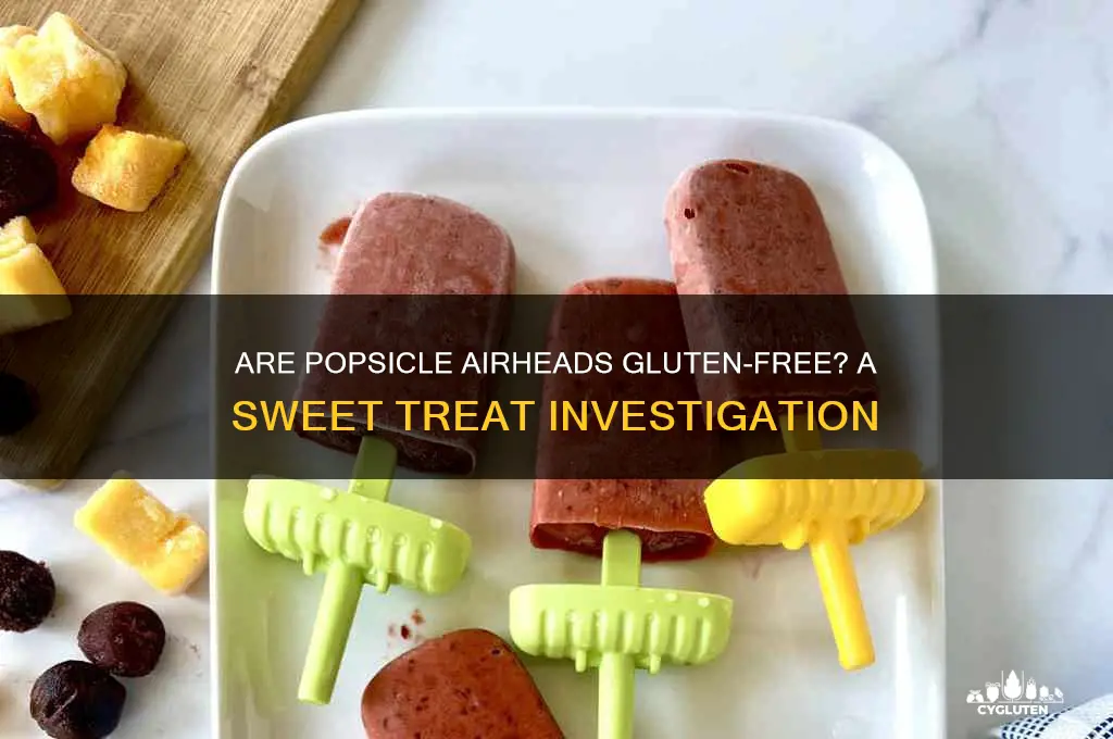are popsicle airheads gluten free
