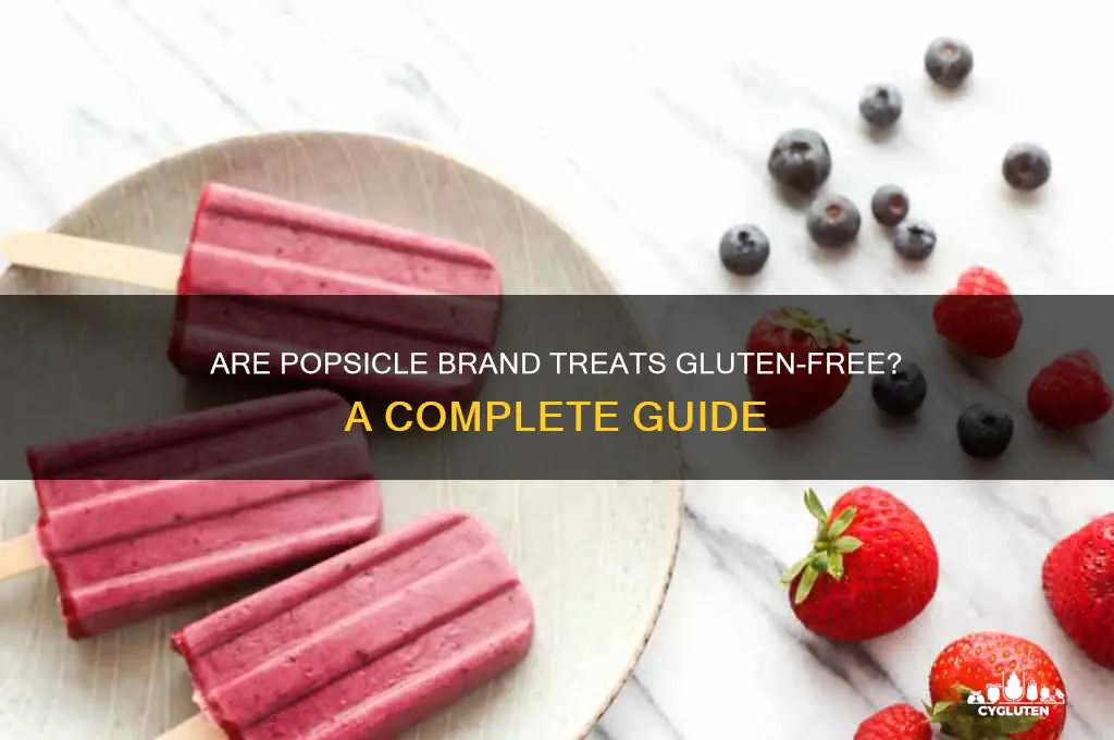 are popsicle brand gluten free