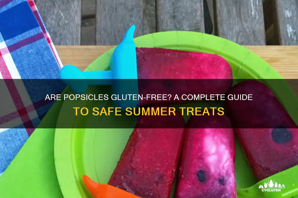 are popsicle gluten free
