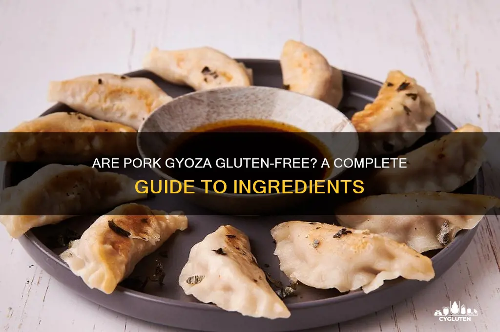 are pork gyoza gluten free