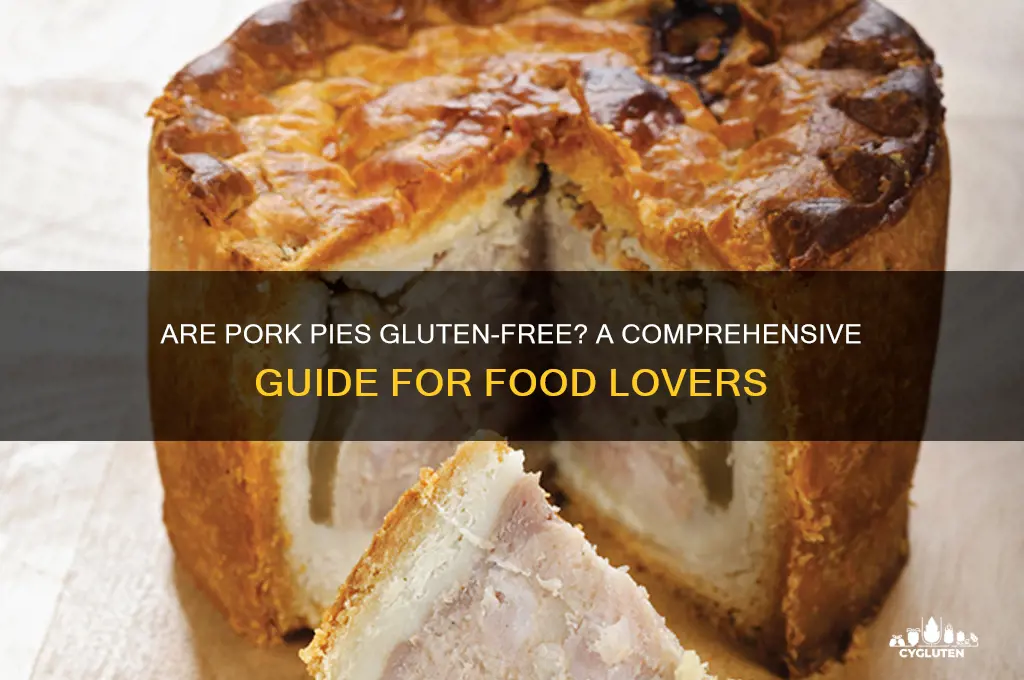 are pork pies gluten free