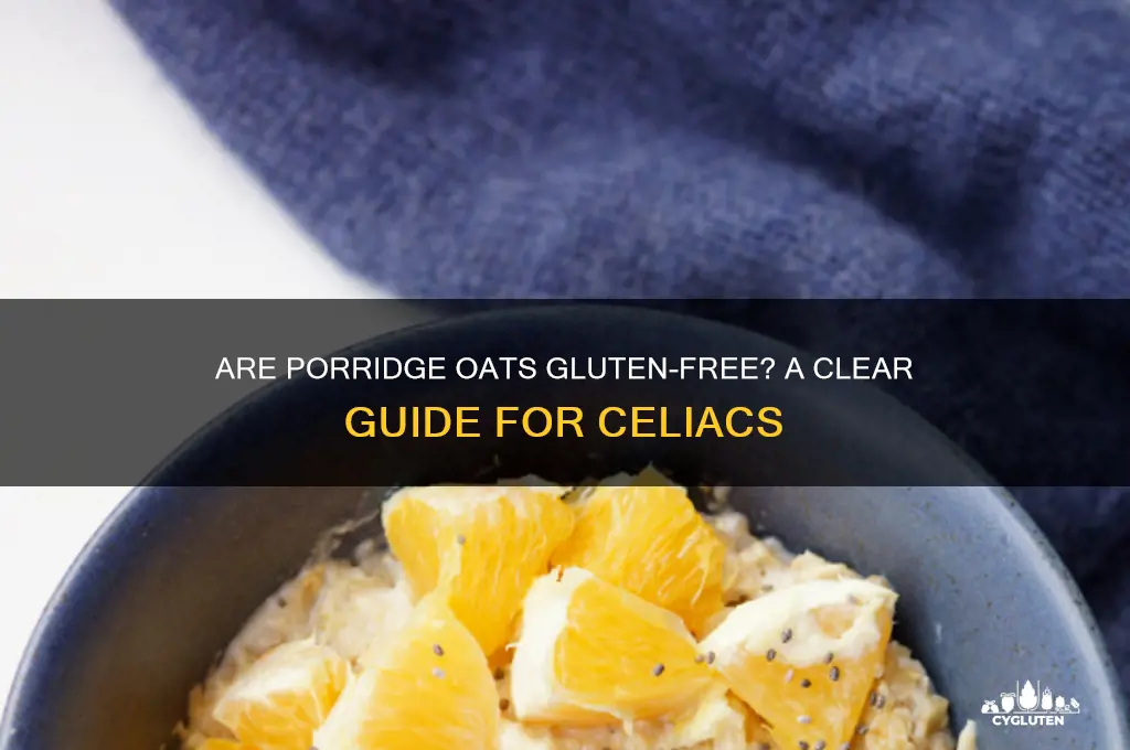 are porridge oats gluten free