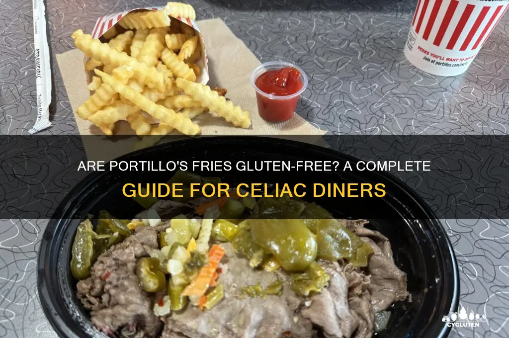 are portillos fries gluten free