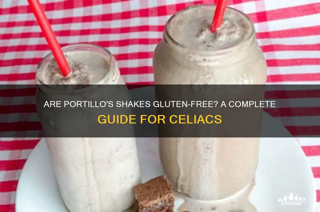 are portillos shakes gluten free