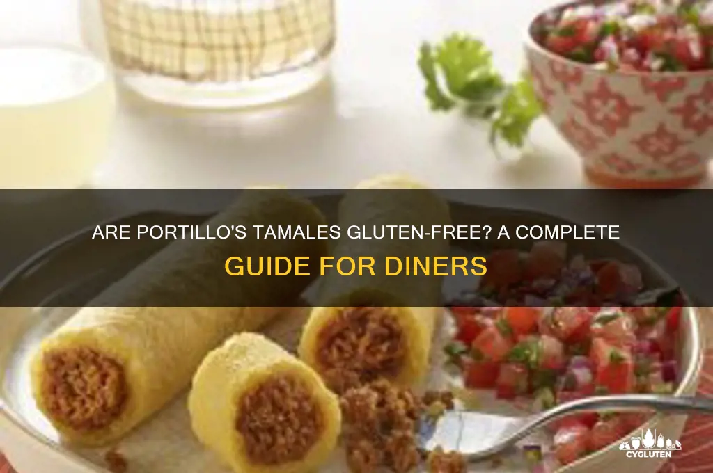 are portillos tamales gluten free