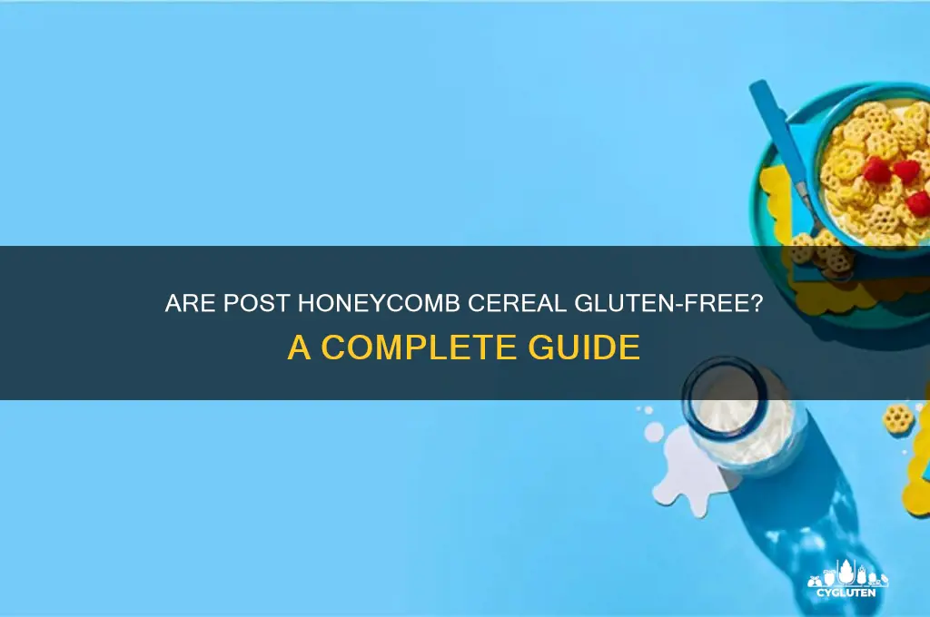 are post honeycombs gluten free