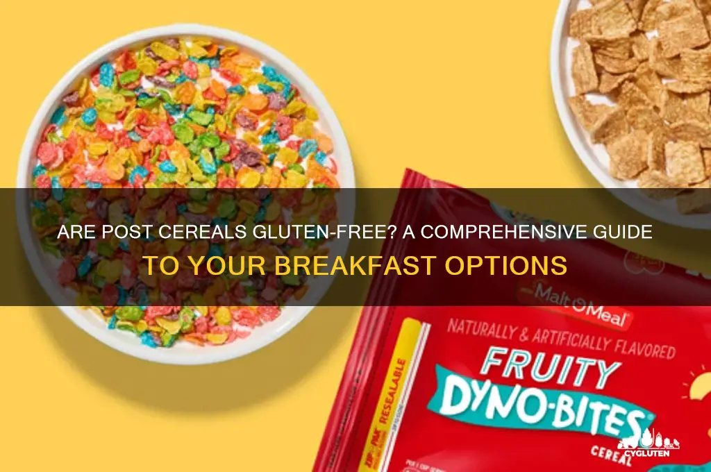 are post ohs gluten free