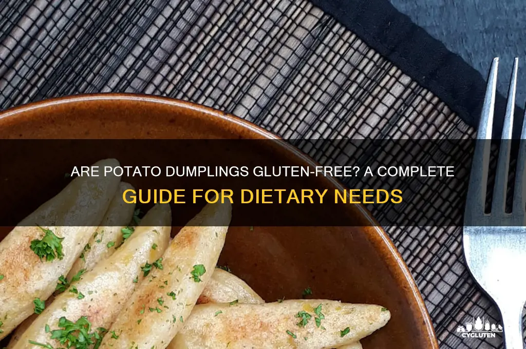 are potato dumplings gluten free