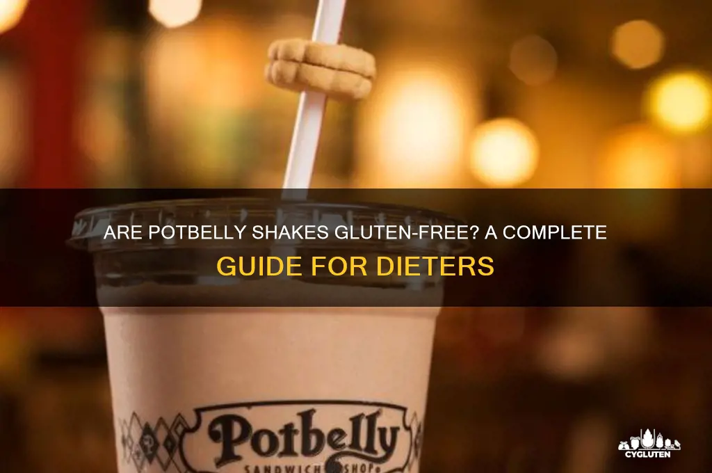 are potbelly shakes gluten free