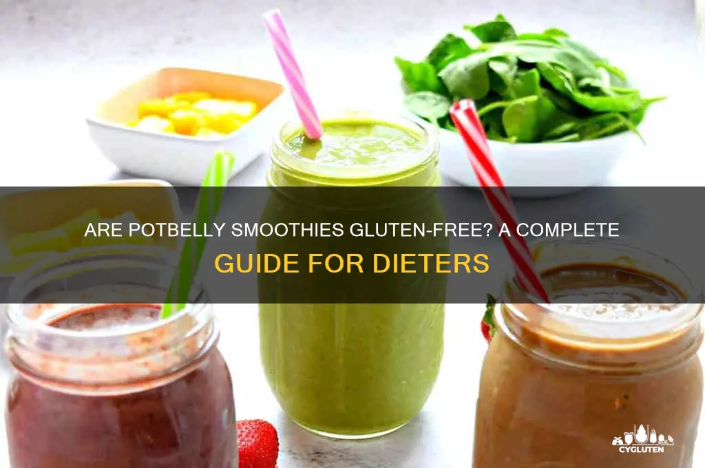are potbelly smoothies gluten free