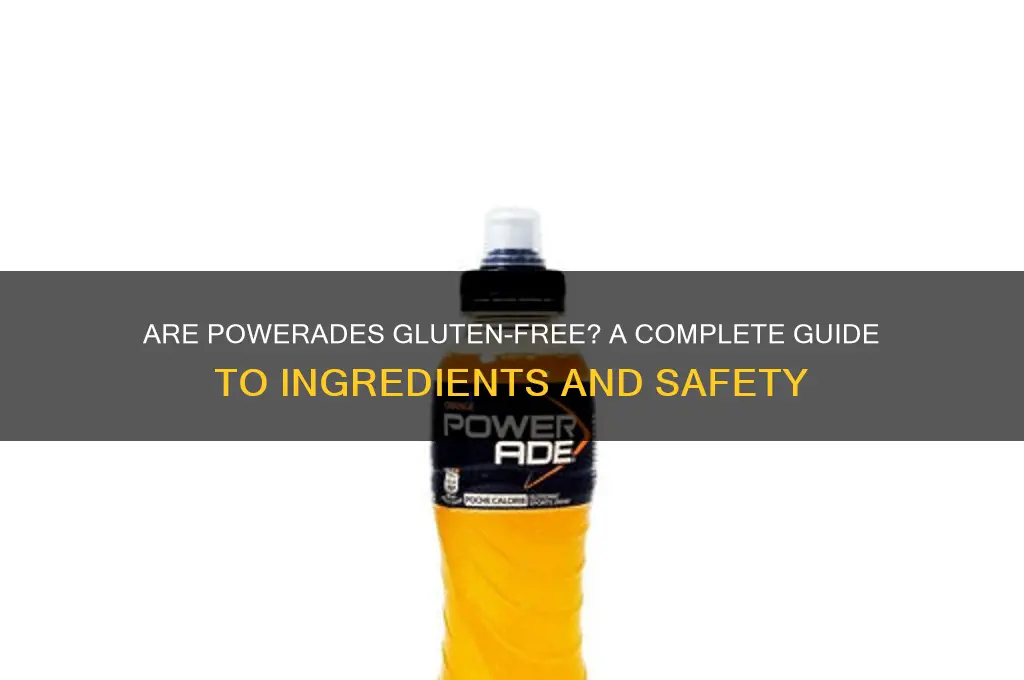 are powerades gluten free