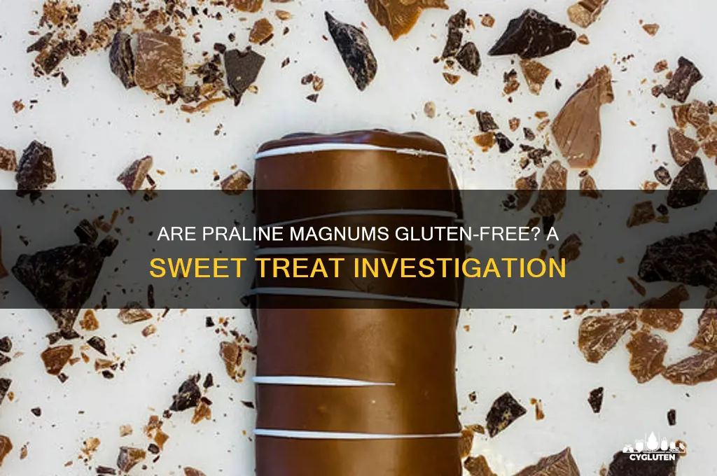 are praline magnums gluten free