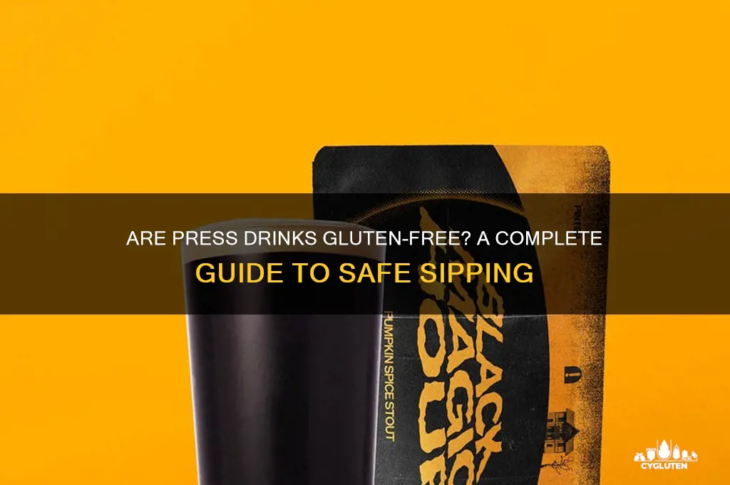 are press drinks gluten free