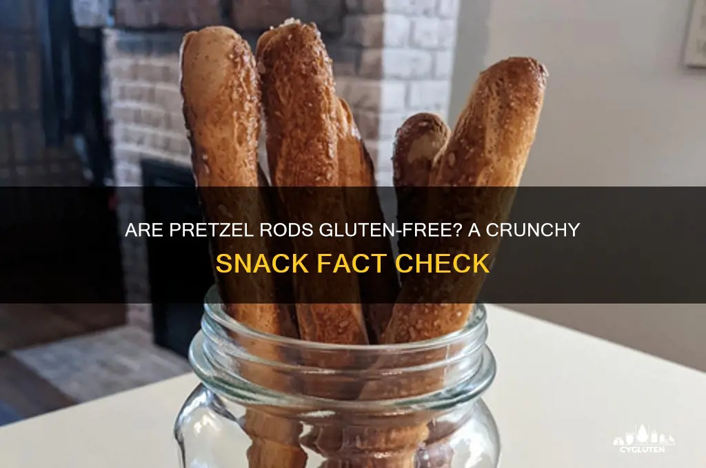 are pretzel rods gluten free