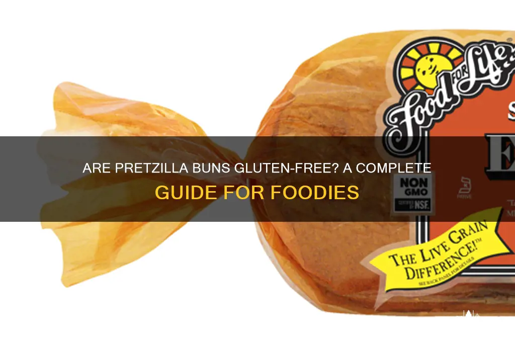 are pretzilla buns gluten free