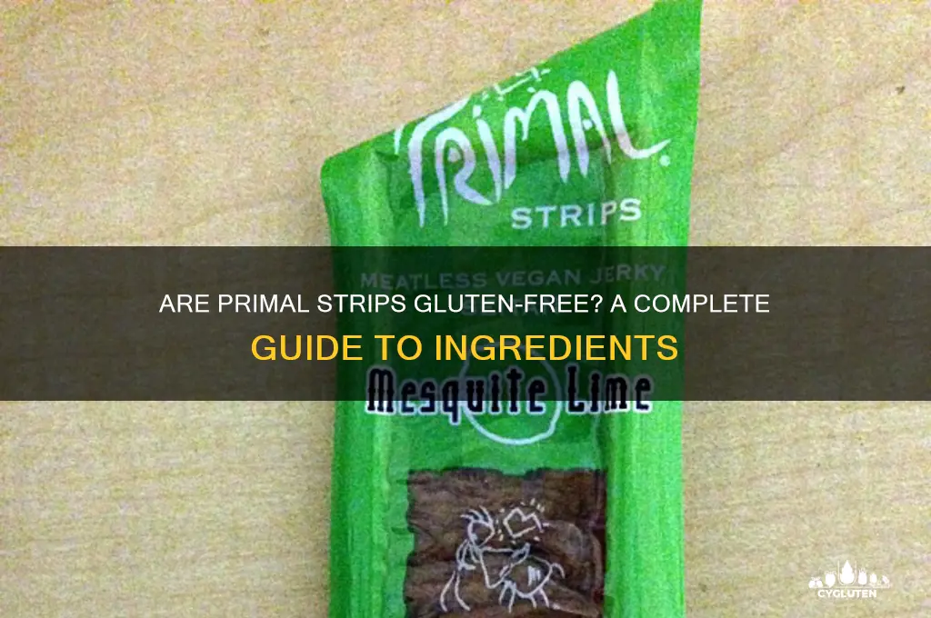are primal strips gluten free