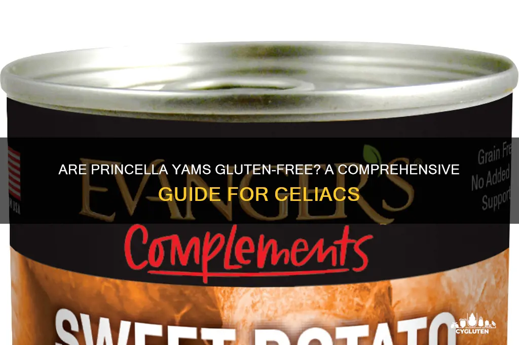 are princella yams gluten free