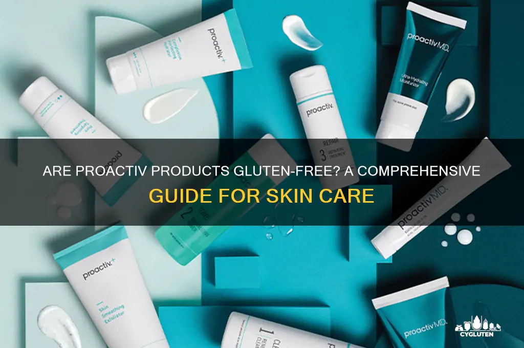 are proactiv products gluten free