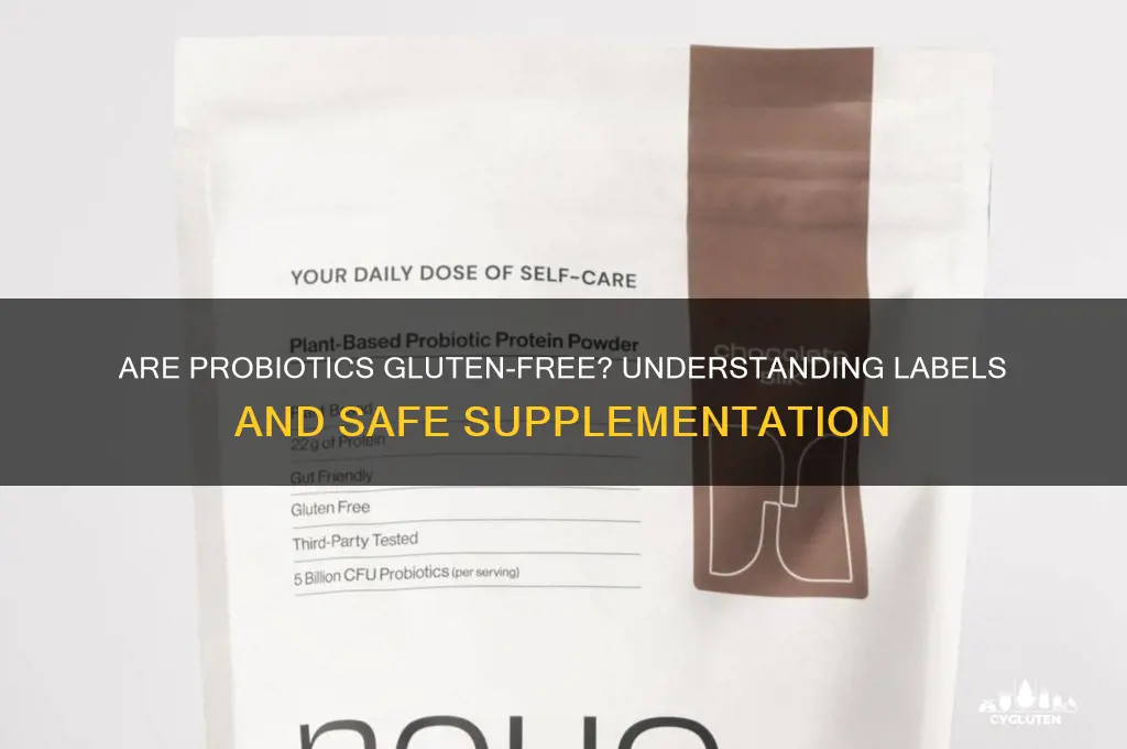 are probiotics gluten free