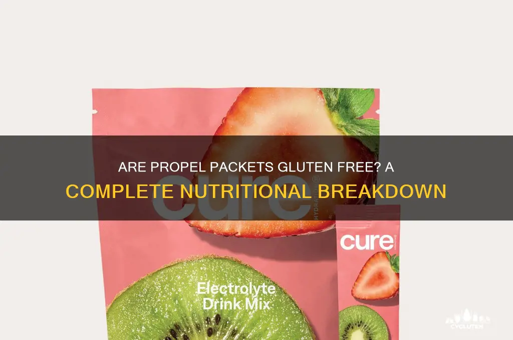 are propel packets gluten free