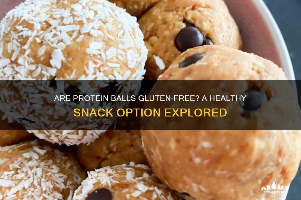 are protein balls gluten free