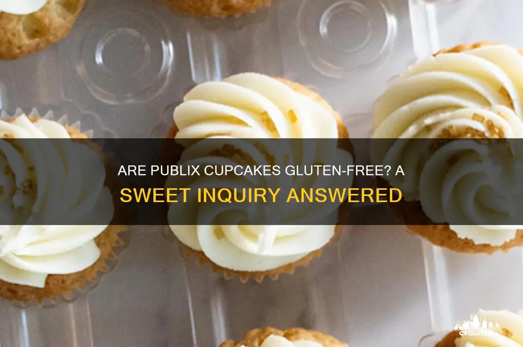 are publix cupcakes gluten free