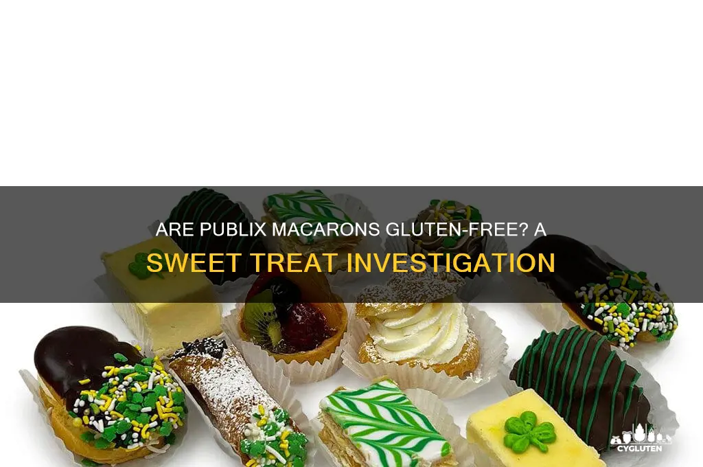 are publix macarons gluten free
