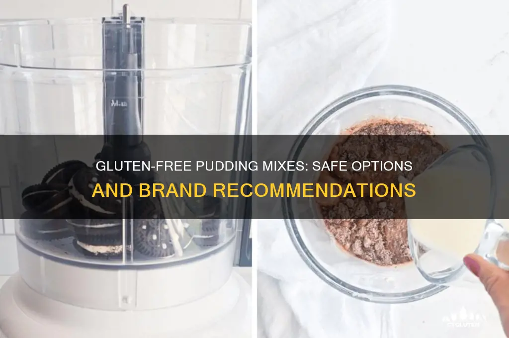 are pudding mixes gluten free