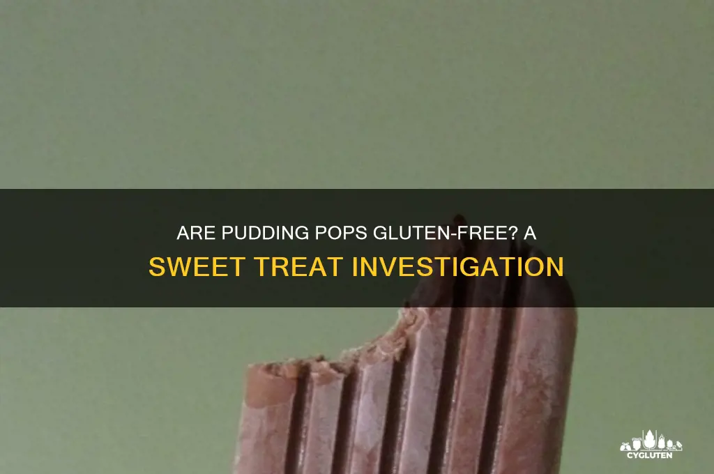 are pudding pops gluten free