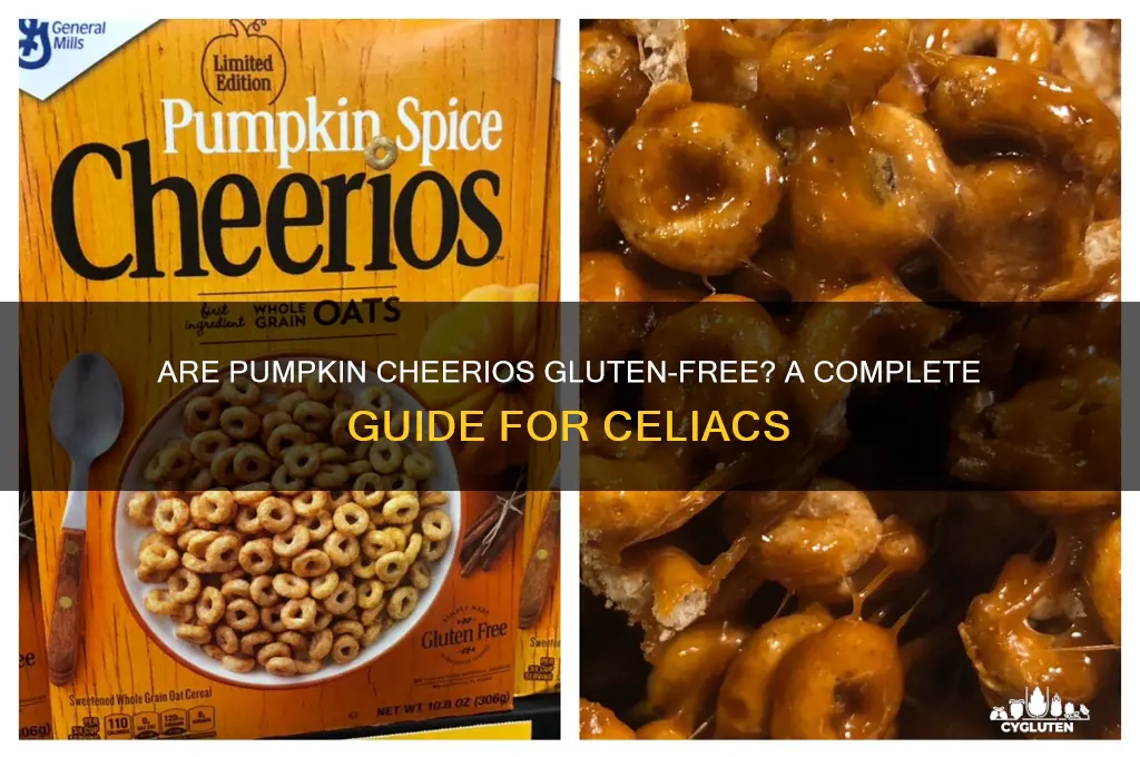 are pumpkin cheerios gluten free