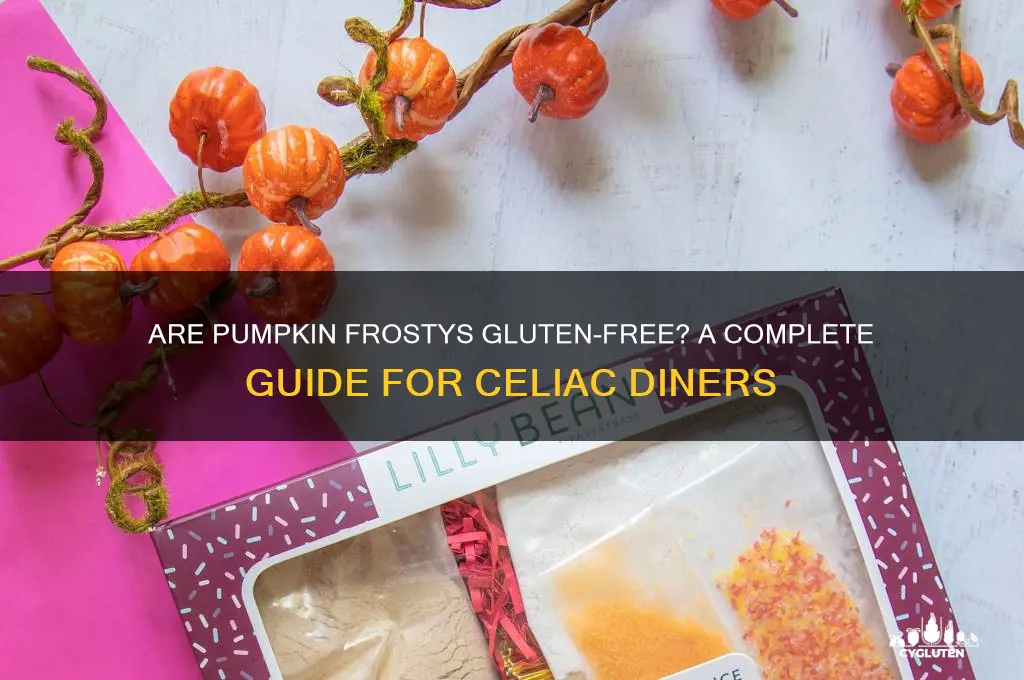 are pumpkin frostys gluten free