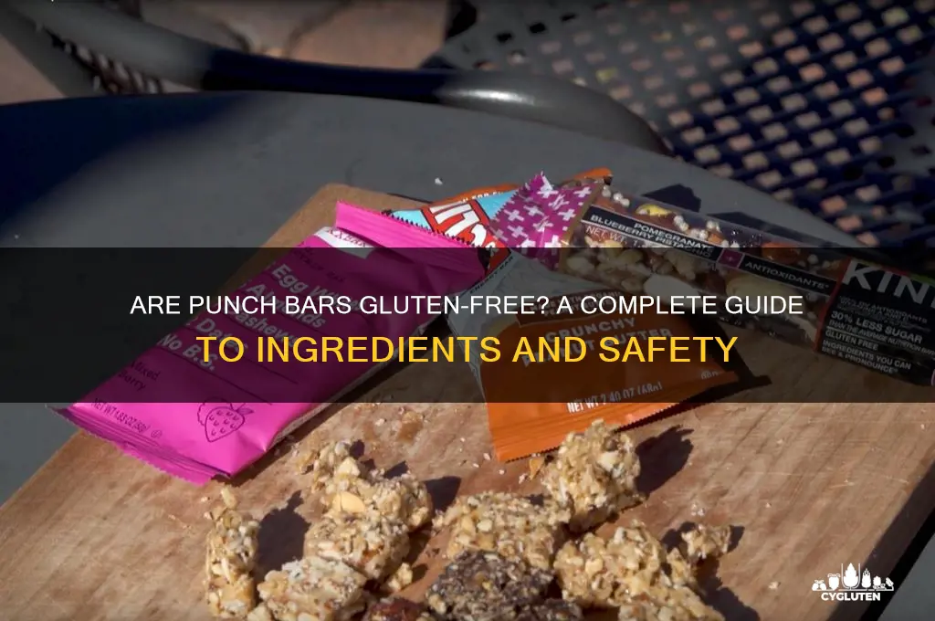 are punch bars gluten free